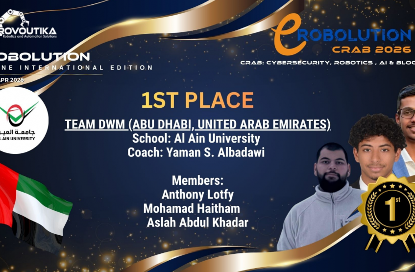 Engineering Students Win Top Positions at eRobolution Dubai 2026 ...